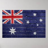Flagge Australiens Poster (Vorne)