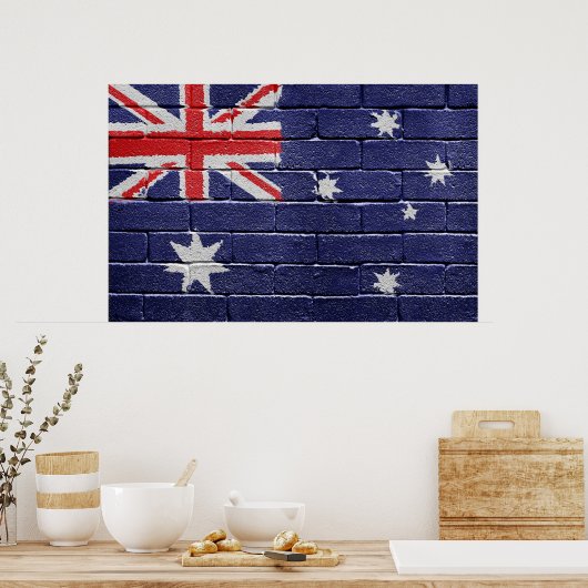 Flagge Australiens Poster (Küche)