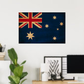 Flagge Australiens Poster (Heimbüro)