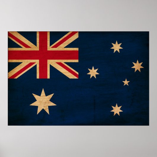 Flagge Australiens Poster (Vorne)