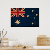 Flagge Australiens Poster (Küche)