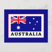 Flagge Australiens Postkarte (Vorderseite)