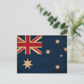 Flagge Australiens Postkarte (Stehend Vorderseite)