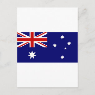 Flagge Australiens Postkarte