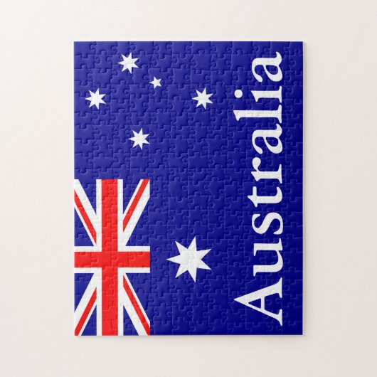 Flagge Australiens Puzzle (Vertikal)