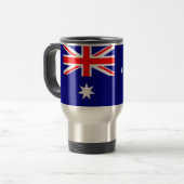 Flagge Australiens - Reise/Tasse Reisebecher (Vorderseite Links)