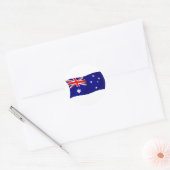 Flagge Australiens Runder Aufkleber (Umschlag)