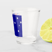 Flagge Australiens Schnapsglas (Rechts)