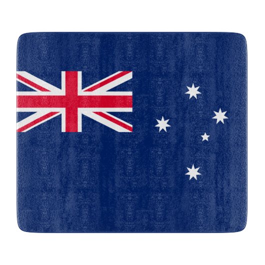 Flagge Australiens Schneidebrett (Vorderseite)