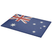 Flagge Australiens Schneidebrett (Ecke)