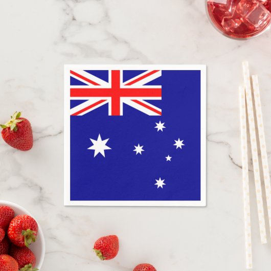 Flagge Australiens Serviette (Beispiel)