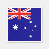 Flagge Australiens Serviette (Vorderseite)