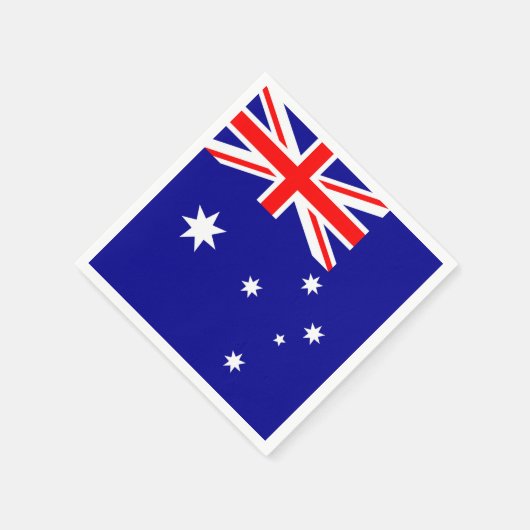 Flagge Australiens Serviette (Ecke)