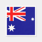 Flagge Australiens Serviette (Vorderseite)