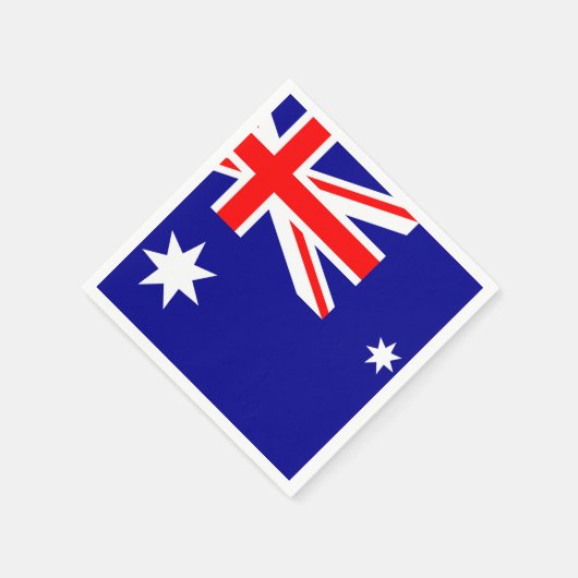 Flagge Australiens Serviette (Ecke)