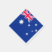 Flagge Australiens Serviette (Ecke)