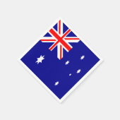 Flagge Australiens Serviette (Ecke)