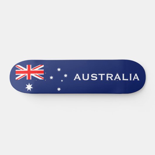 Flagge Australiens Skateboard (Horizontal)