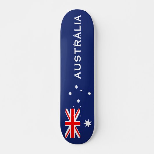 Flagge Australiens Skateboard (Vorne)
