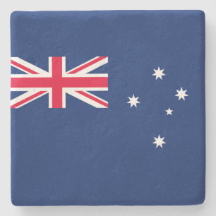 Flagge Australiens Steinuntersetzer