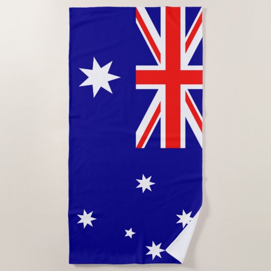 Flagge Australiens Strandtuch (Vorderseite)
