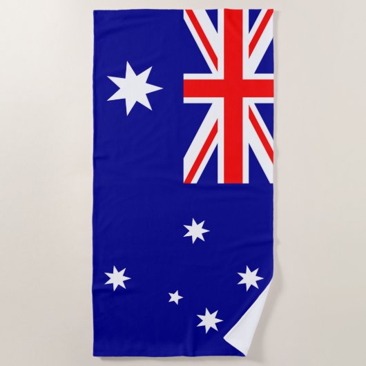 Flagge Australiens Strandtuch (Vorderseite)