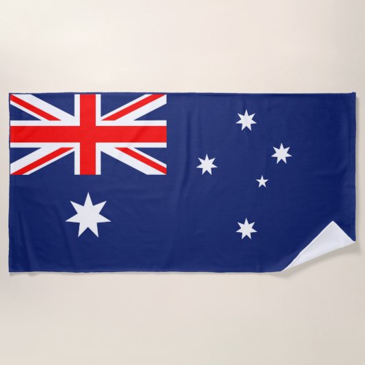 Flagge Australiens Strandtuch (Vorderseite)