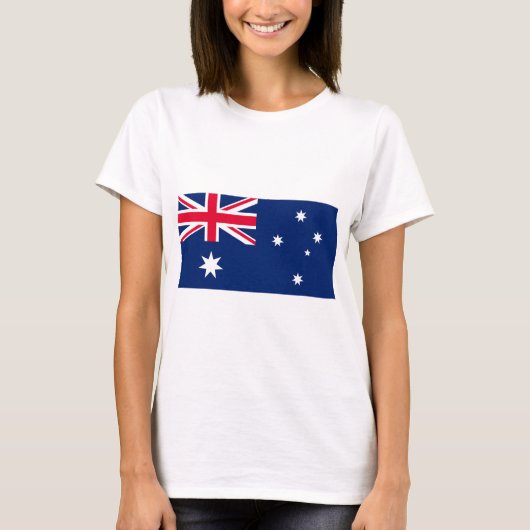 Flagge Australiens T-Shirt (Vorderseite)