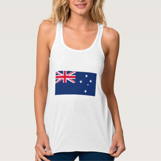 Flagge Australiens Tank Top (Vorderseite)