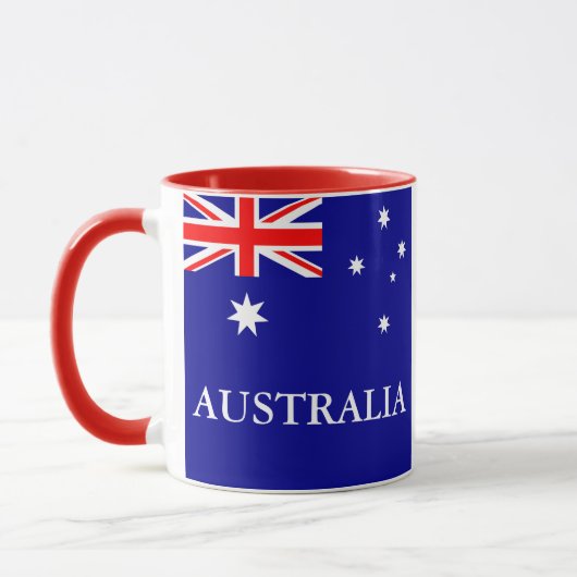 Flagge Australiens Tasse (Links)