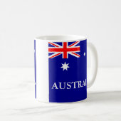 Flagge Australiens Tasse (VorderseiteRechts)