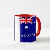 Flagge Australiens Tasse (VorderseiteRechts)