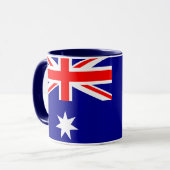 Flagge Australiens Tasse (Vorderseite Links)