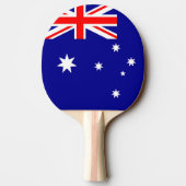 Flagge Australiens Tischtennis Schläger (Rückseite)