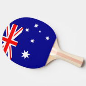 Flagge Australiens Tischtennis Schläger (Seitenansicht)