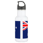 Flagge Australiens Trinkflasche (Rückseite)