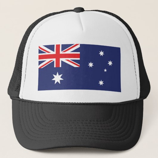 Flagge Australiens Truckerkappe (Vorderseite)