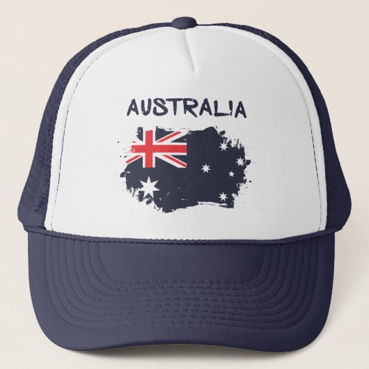 Flagge Australiens Truckerkappe (Vorderseite)
