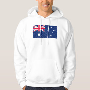 Flagge Australiens, Vintag Hoodie