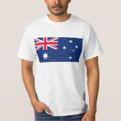 Flagge Australiens, Vintag T-Shirt (Vorderseite)