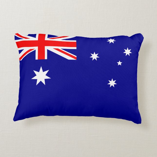 Flagge Australiens Zierkissen (Rückseite)