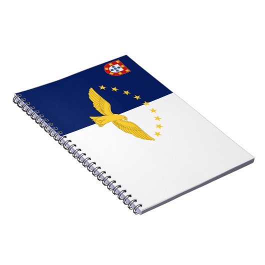 Flagge Azoren (Portugal) Notizblock (Rechte Seite)