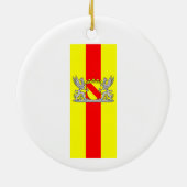 Flagge Baden Badisches Wappen Keramik Ornament (Hinten)