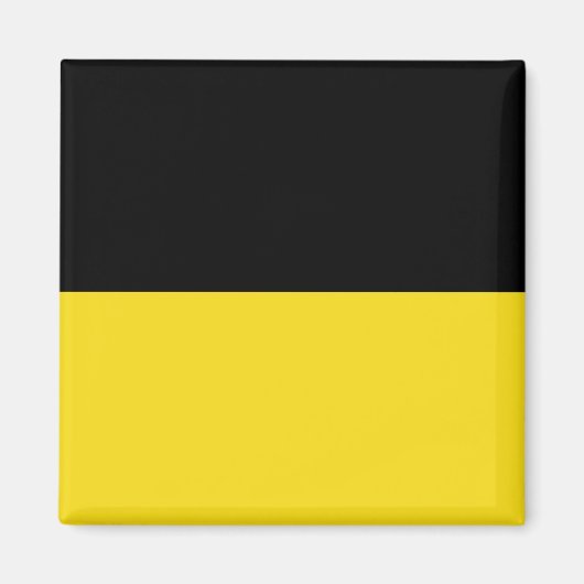 Flagge Baden-Württemberg (deutscher Staat) Magnet (Vorne)