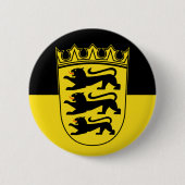 Flagge Baden-Württembergs Button (Vorderseite)