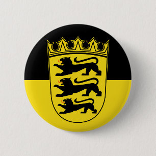 Flagge Baden-Württembergs Button