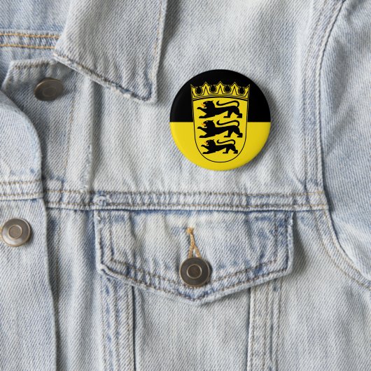 Flagge Baden-Württembergs Button (Beispiel)