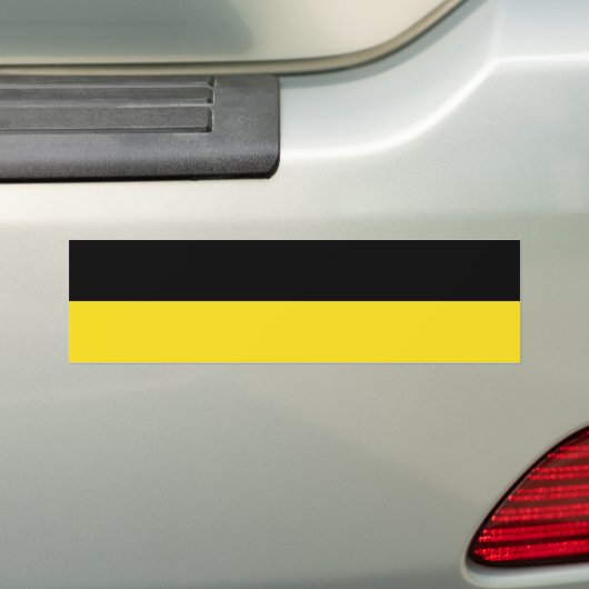 Flagge Baden-Württembergs (deutscher Staat) Autoaufkleber (Auf Auto)