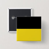 Flagge Baden-Württembergs (deutscher Staat) Button (Vorne & Hinten)