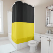 Flagge Baden-Württembergs (deutscher Staat) Duschvorhang (Beispiel)